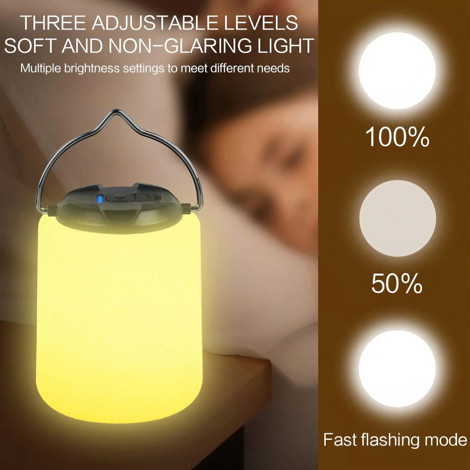 Power Outage Light - 3 Hızlı Parlaklık Ayarı, USB Şarj