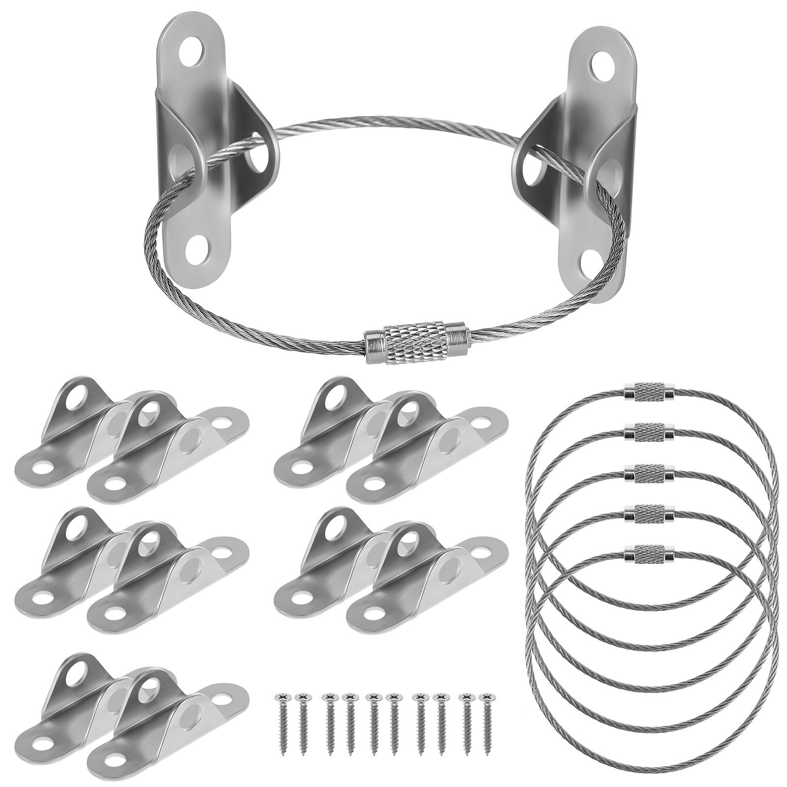 Earthquake Anchor Strap - 6 Takım Devrilme Önleyici Mobilya Sabitleme
