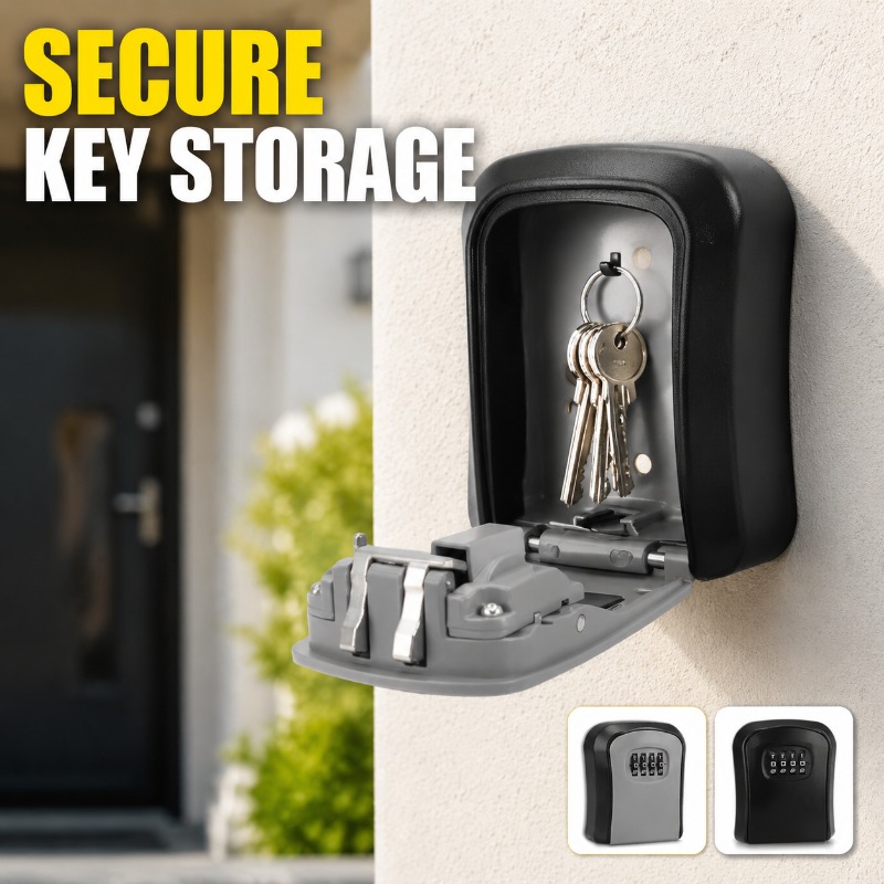 Lockbox Key Secure - Duvara Monte Anahtar Kilit Kutusu 4