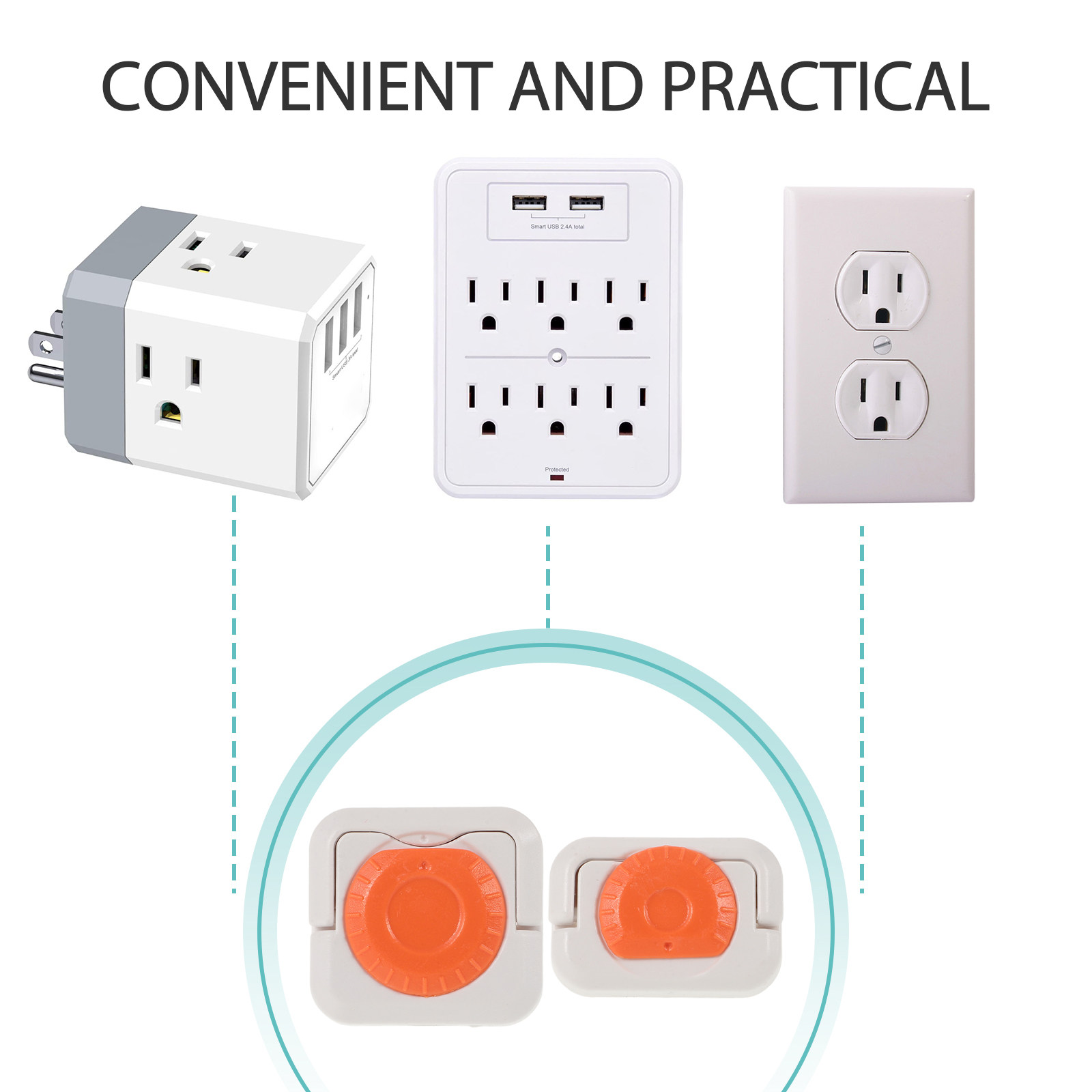 24 Adet Evrensel Uyumlu Turunc - Outlet Cover Baby incelemesi ve fiyatı