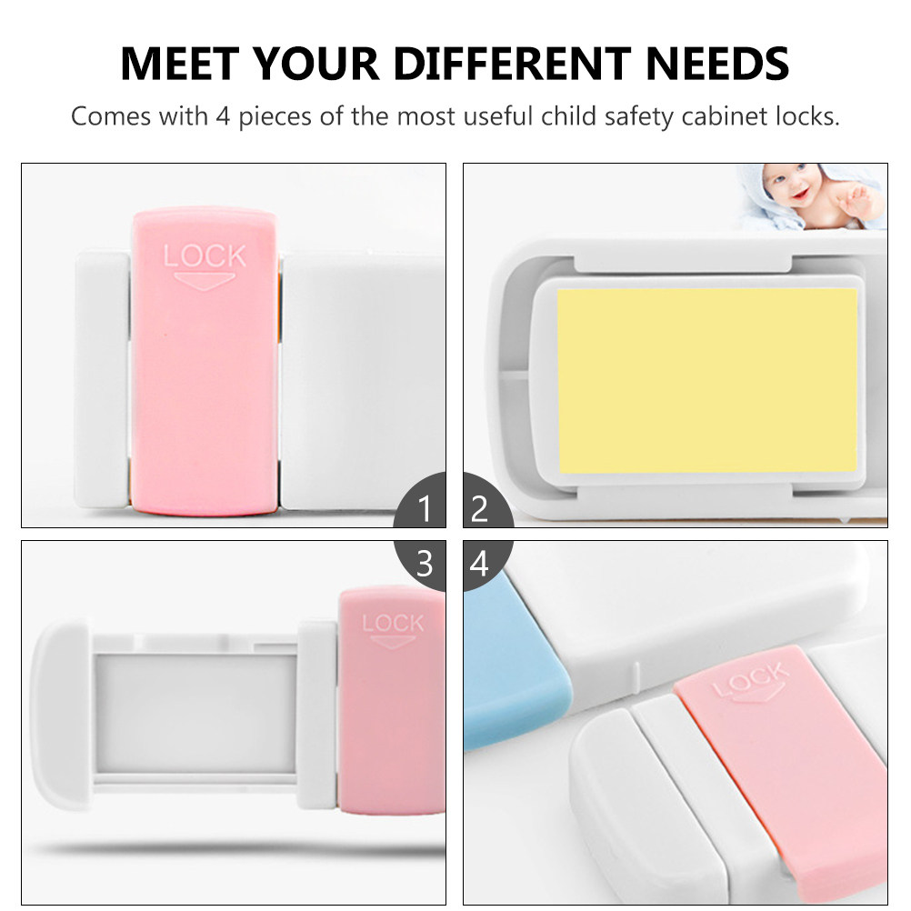 4 Adet Çocuk Çekmece Kilidi Be - Medicine Cabinet Lock incelemesi ve fiyatı