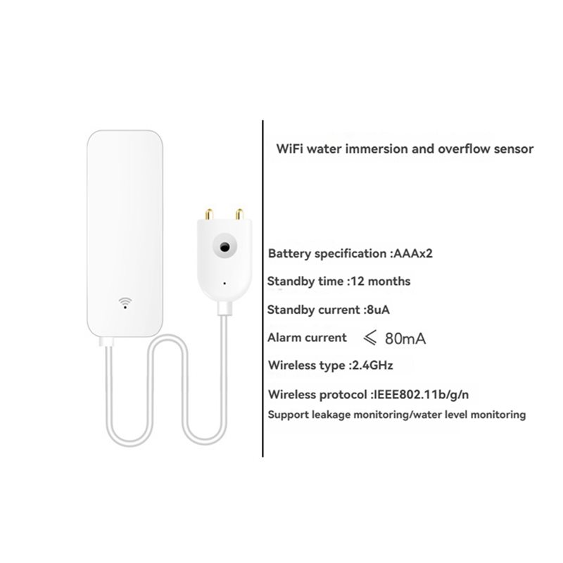 DTEN-Tuya Akıllı Wi-Fi Su Kaça - Water Alarm Sensor incelemesi ve fiyatı