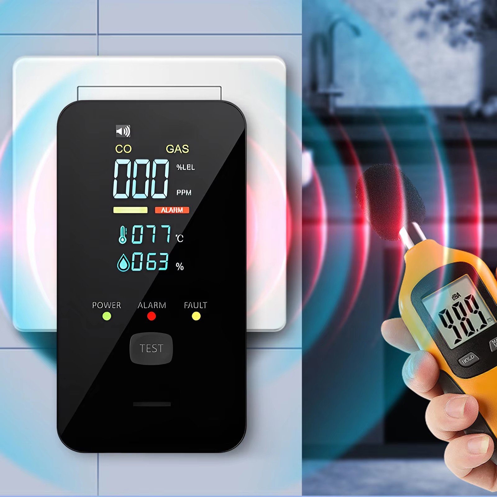 Doğal Gaz ve Karbon Monoksit D - Co Detector Plug incelemesi ve fiyatı