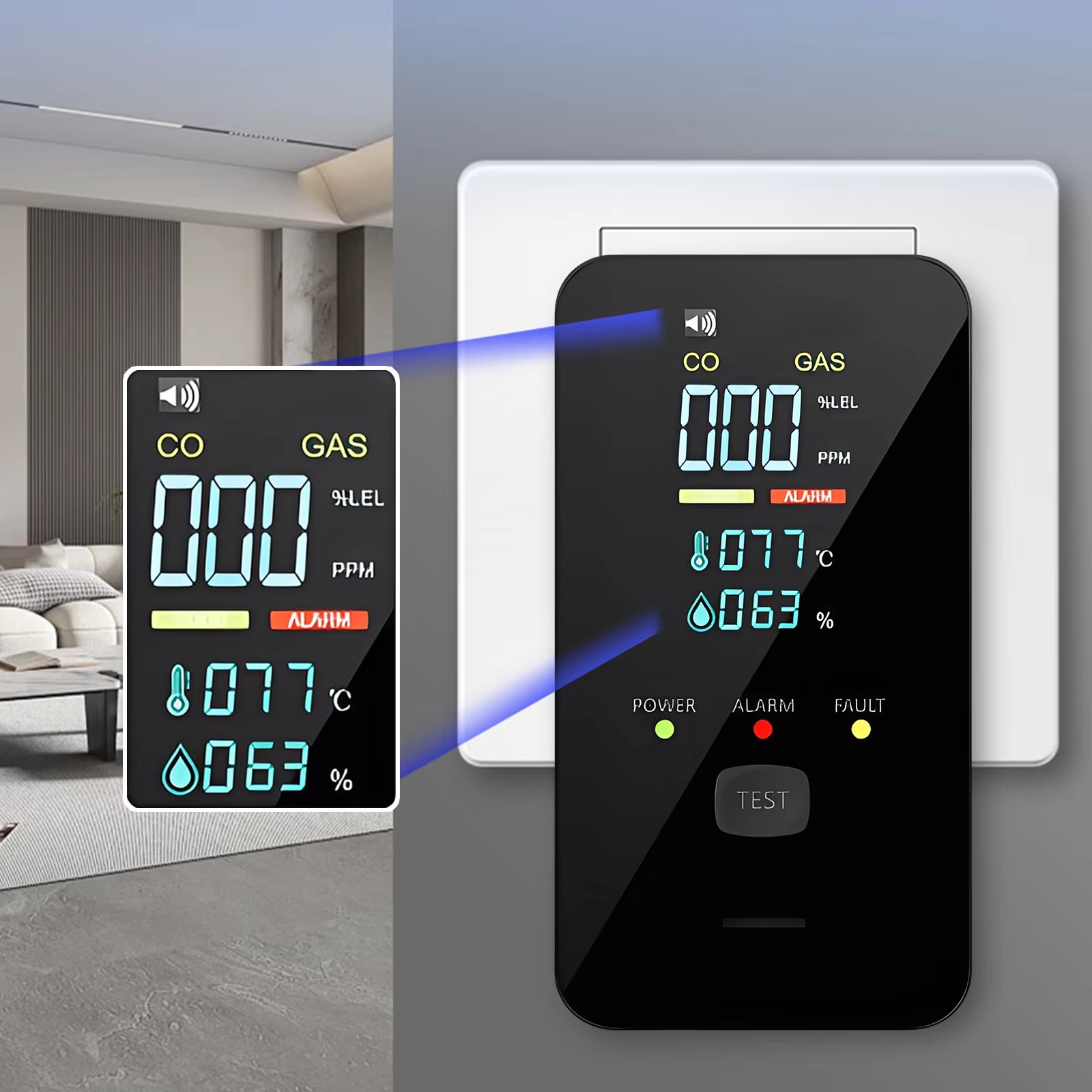 Doğal Gaz ve Karbon Monoksit D - Co Detector Plug incelemesi ve fiyatı