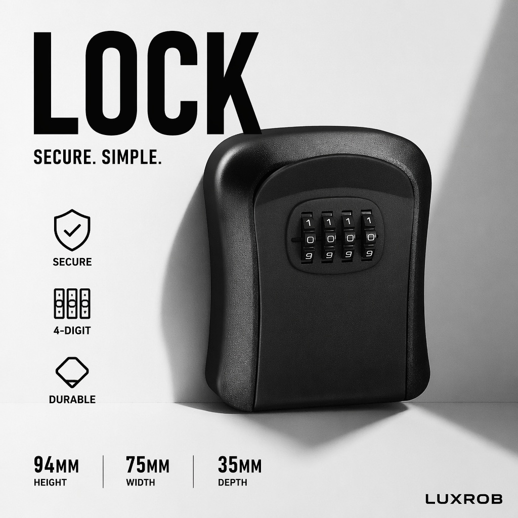 Duvara Monte Su Geçirmez Anaht - Lockbox Key Secure incelemesi ve fiyatı